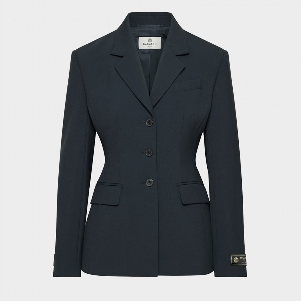 NWT Babaton Standout Blazer in Dark Night Navy / Size 2 - Picture 4 of 7